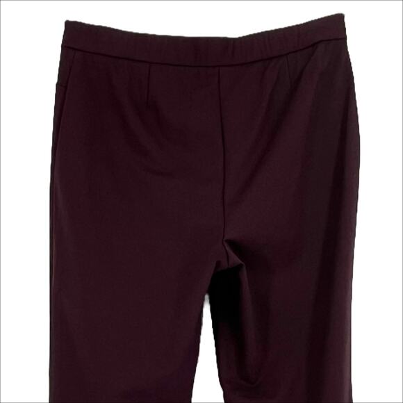 J.Jill Women's Essential Ponte Slim-Leg Pants in Dark Fig Size Medium - Picture 4 of 6